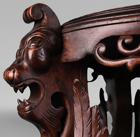 Emile GALLÉ, important vase à décor floral Emile GALLÉ, important vase à décor floral-10