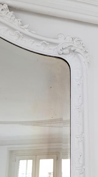 Trumeau de style Louis XV orné d'une coquille asymétrique Trumeau de style Louis XV orné d'une coquille asymétrique-2