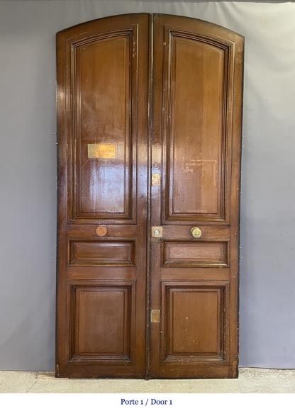 Ensemble de 4 doubles portes galbées Ensemble de 4 doubles portes galbées-1