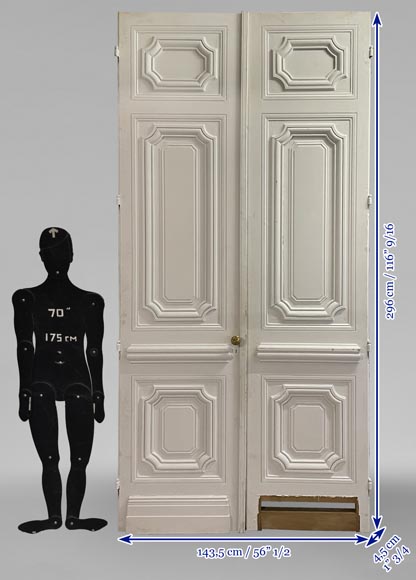 Grande double porte de style Napoléon III Grande double porte de style Napoléon III-8