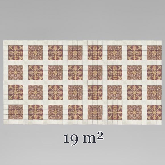 Sol de 19 m² en carreau de ciment  Sol de 19 m² en carreau de ciment -0