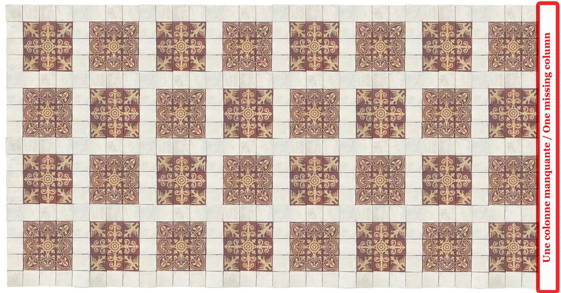 Sol de 19 m² en carreau de ciment  Sol de 19 m² en carreau de ciment -8