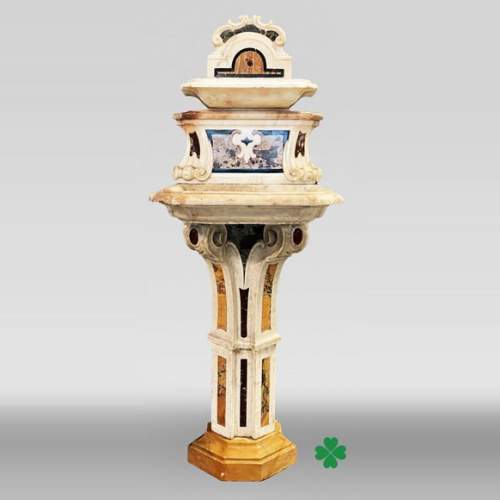 Fontaine en marbre, fin XIXe siècle