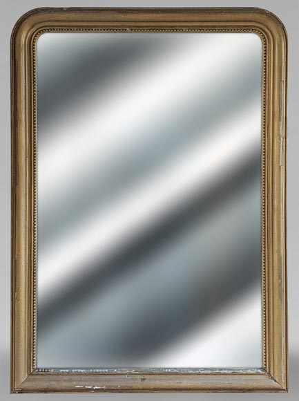 Trumeau de style Louis Philippe au décors de perle, bronzine Trumeau de style Louis Philippe au décors de perle, bronzine-0