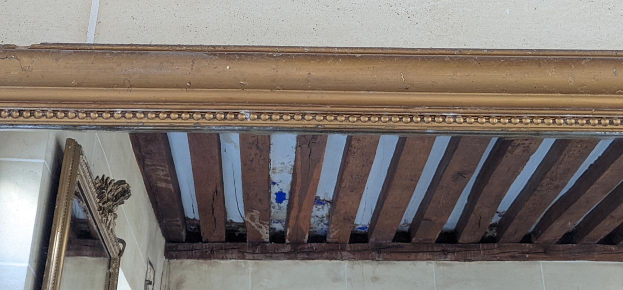 Trumeau de style Louis Philippe au décors de perle, bronzine Trumeau de style Louis Philippe au décors de perle, bronzine-1