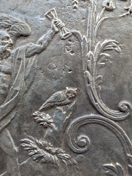 Plaque de cheminée représentant le dieu Chronos Plaque de cheminée représentant le dieu Chronos-4