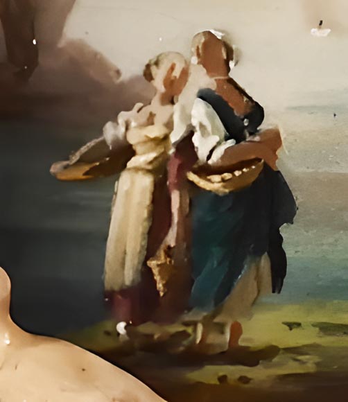 Une pièce rare d’Emile GALLÉ, lune et fantaisie paysagère d’après Joseph Vernet Une pièce rare d’Emile GALLÉ, lune et fantaisie paysagère d’après Joseph Vernet-4