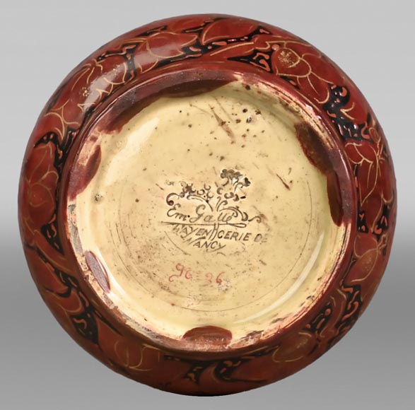 Fleurs et Paillons d’or,  vase en céramique d’Emile GALLÉ Fleurs et Paillons d’or,  vase en céramique d’Emile GALLÉ-8