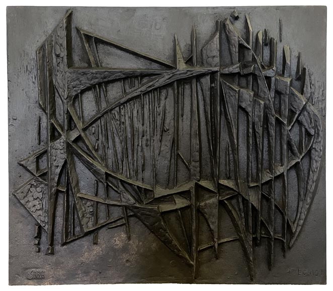 F. Loriot - Plaque de cheminée de la fonderie Stern F. Loriot - Plaque de cheminée de la fonderie Stern-0