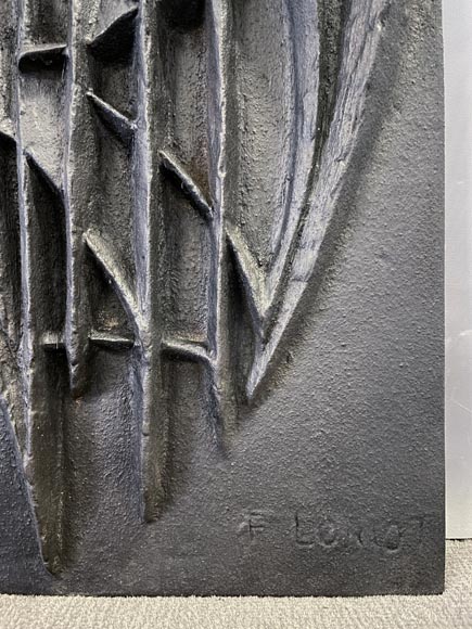 F. Loriot - Plaque de cheminée de la fonderie Stern F. Loriot - Plaque de cheminée de la fonderie Stern-5