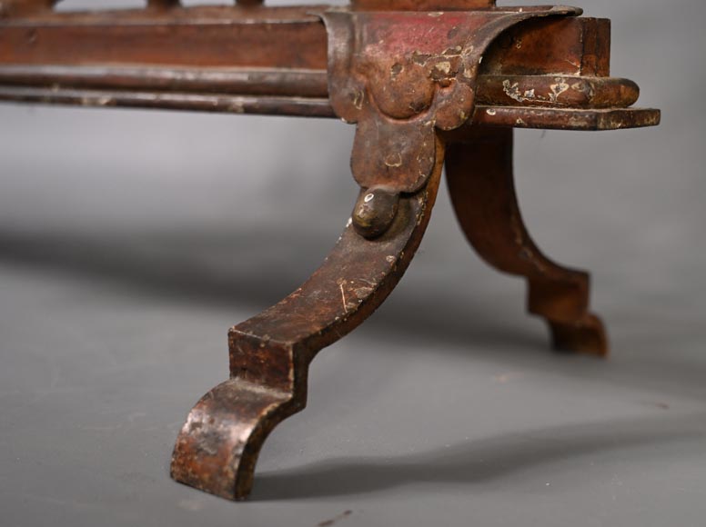 Pare étincelle polychrome de style Louis XV Pare étincelle polychrome de style Louis XV-7