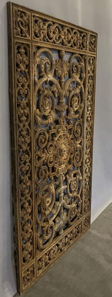 Grille de porte d'entrée en fonte Grille de porte d'entrée en fonte-1