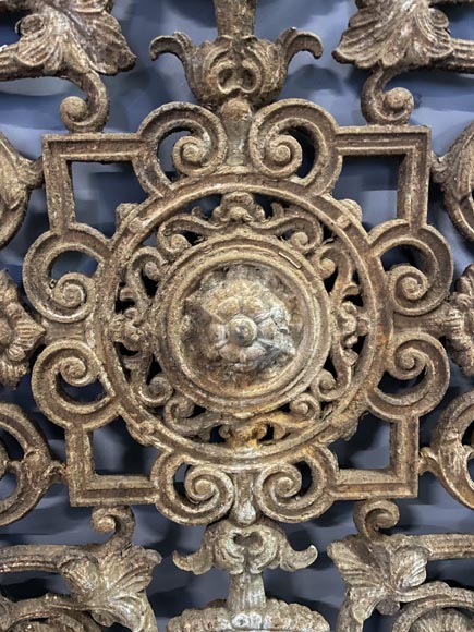 Grille de porte d'entrée en fonte Grille de porte d'entrée en fonte-5