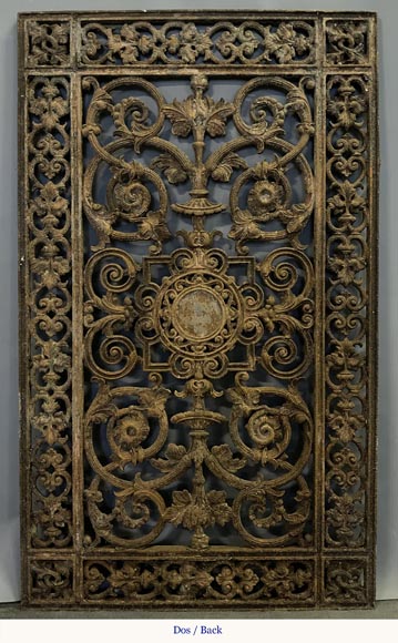 Grille de porte d'entrée en fonte Grille de porte d'entrée en fonte-7