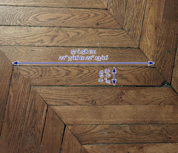 Lot d'environ 18 m² de parquet point de Hongrie Lot d'environ 18 m² de parquet point de Hongrie-6