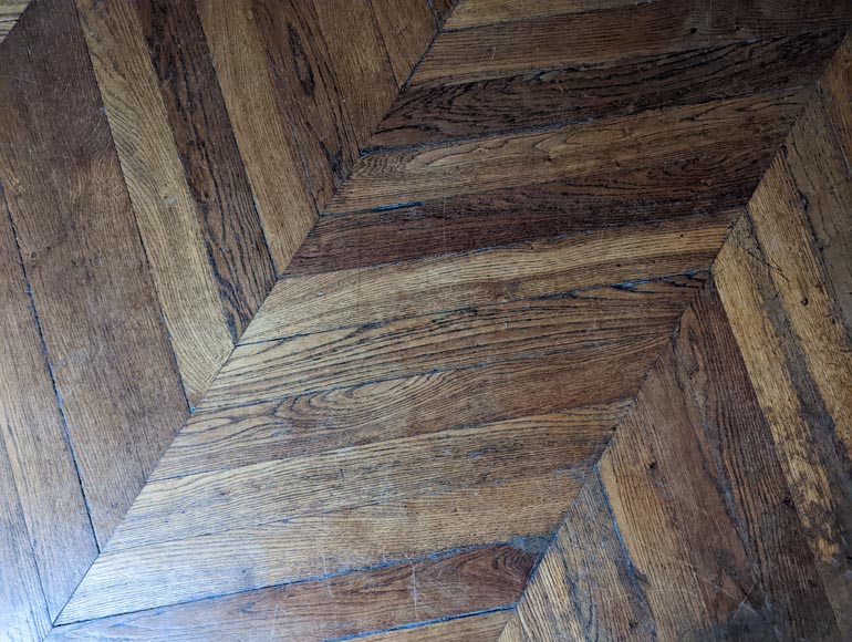 Lot de 12 m² de parquet point de Hongrie Lot de 12 m² de parquet point de Hongrie-4