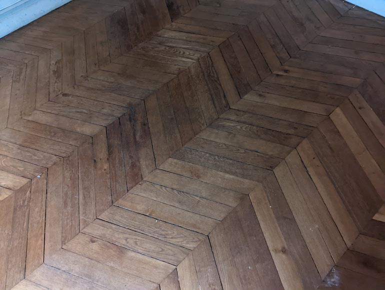 Lot de 13 m² de parquet point de Hongrie Lot de 13 m² de parquet point de Hongrie-2