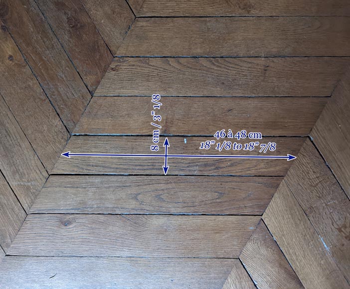 Lot de 13 m² de parquet point de Hongrie Lot de 13 m² de parquet point de Hongrie-5