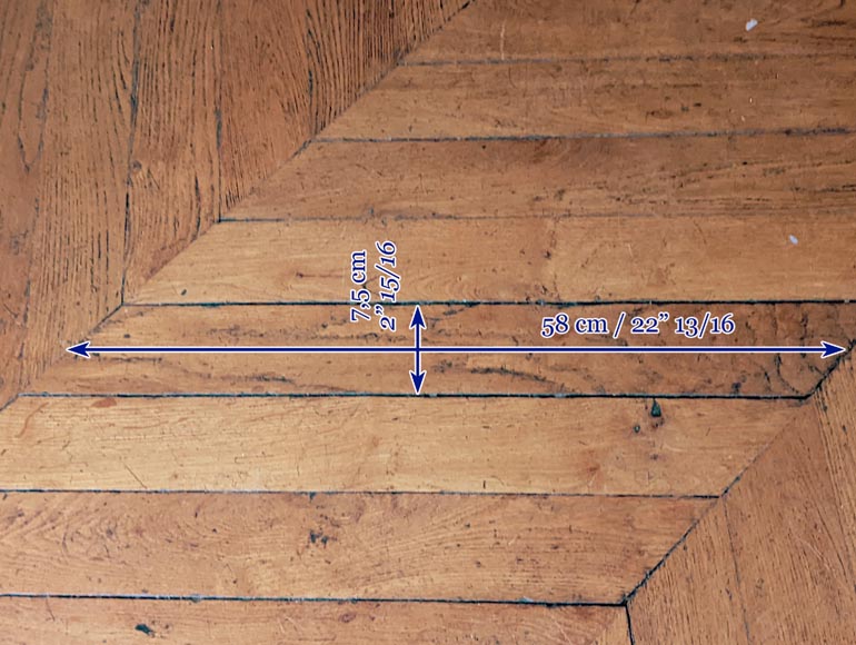 Lot de 14 m² de parquet point de Hongrie en chêne Lot de 14 m² de parquet point de Hongrie en chêne-8