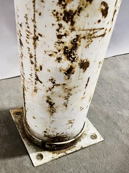 Escalier à colimaçon en verre et métal chromé Escalier à colimaçon en verre et métal chromé-6