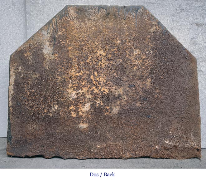 Plaque de cheminée, vers 1600, aux armes d’Angélique d’Estrées Plaque de cheminée, vers 1600, aux armes d’Angélique d’Estrées-5