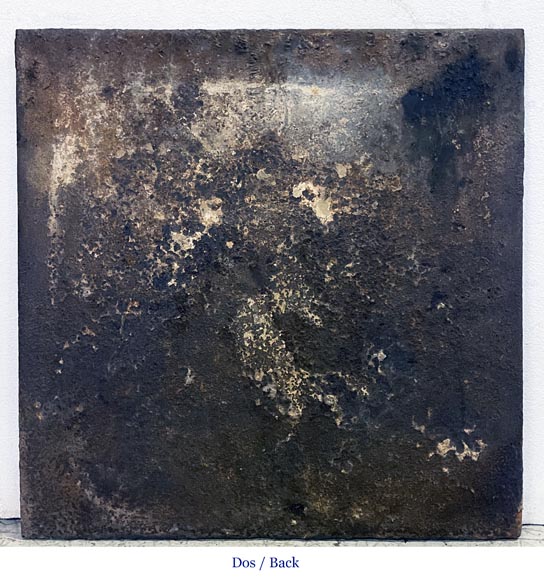 Plaque de cheminée aux fleurs de Lys royale Plaque de cheminée aux fleurs de Lys royale-5