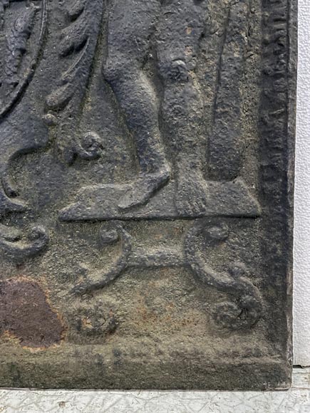 Plaque de cheminée aux armes du duc de Lorraine et de Bar de Léopold Ier Plaque de cheminée aux armes du duc de Lorraine et de Bar de Léopold Ier-4