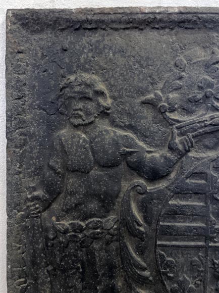 Plaque de cheminée ornées des armes du duc de Lorraine et de Bar, Léopold Ier Plaque de cheminée ornées des armes du duc de Lorraine et de Bar, Léopold Ier-4