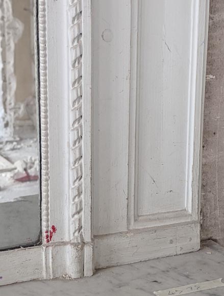 Trumeau de style Louis XVI à panier fleuri Trumeau de style Louis XVI à panier fleuri-4