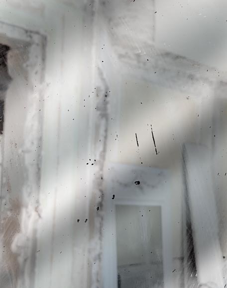 Trumeau d’époque Transition en bois sculpté au couple d’oiseaux Trumeau d’époque Transition en bois sculpté au couple d’oiseaux-7