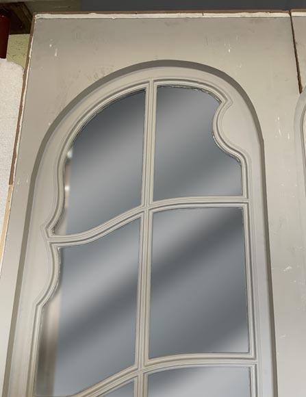 Grande double porte et encadrement vitrés Grande double porte et encadrement vitrés-2