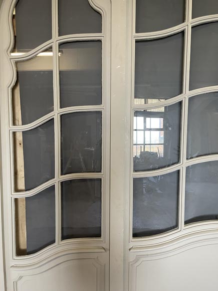 Grande double porte et encadrement vitrés Grande double porte et encadrement vitrés-7