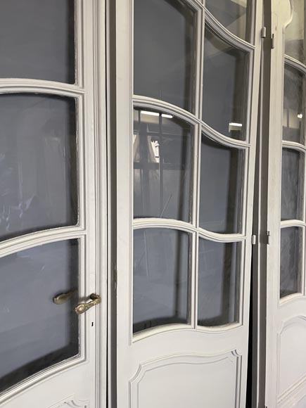 Grande double porte et encadrement vitrés Grande double porte et encadrement vitrés-12
