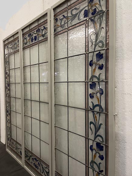 Vitraux à frise végétale Vitraux à frise végétale-1