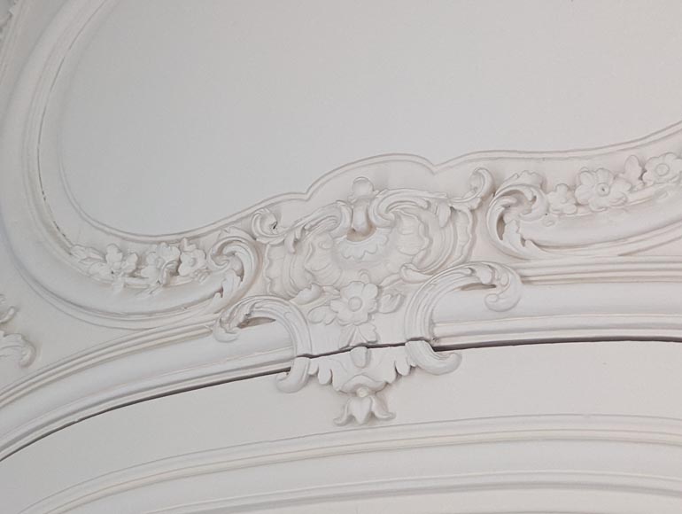 Ensemble de 3 portes de style Louis XV avec dessus de porte Ensemble de 3 portes de style Louis XV avec dessus de porte-5