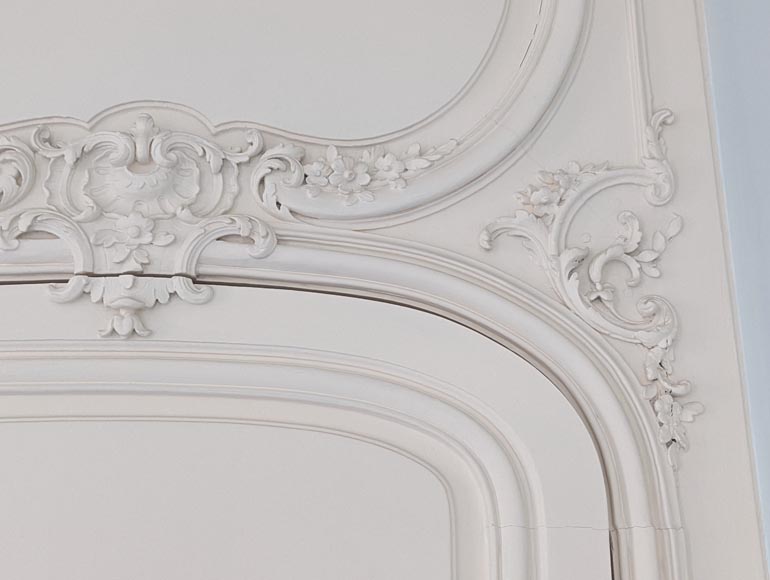 Ensemble de 3 portes de style Louis XV avec dessus de porte Ensemble de 3 portes de style Louis XV avec dessus de porte-17