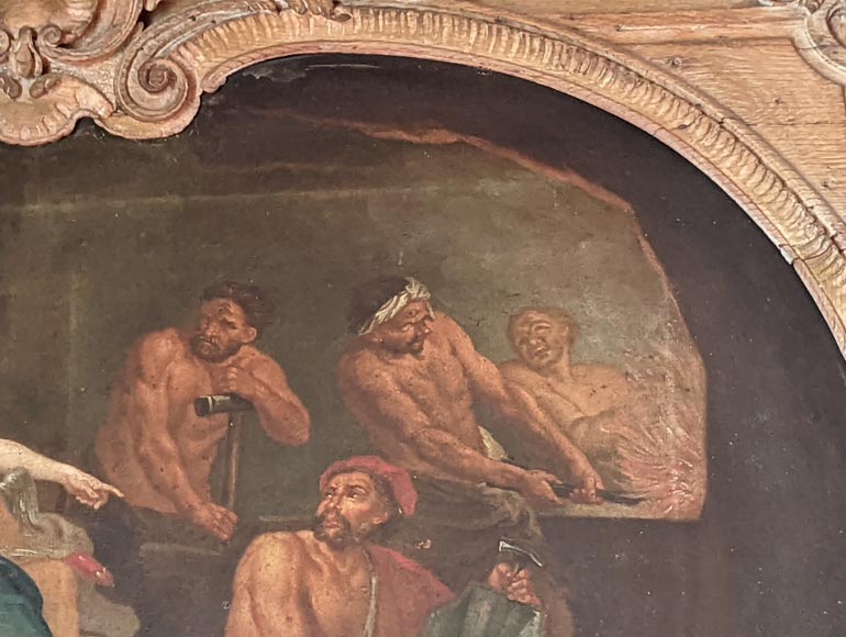 Paire de trumeaux de porte d'époque Louis XV figurants des scènes de la vie de Vénus Paire de trumeaux de porte d'époque Louis XV figurants des scènes de la vie de Vénus-17