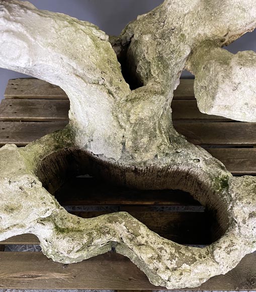 Jardinière en béton aux formes végétales Jardinière en béton aux formes végétales-6