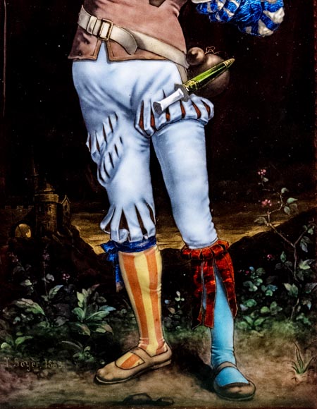 Théophile SOYER, Le Chasseur, 1885 Théophile SOYER, Le Chasseur, 1885-4