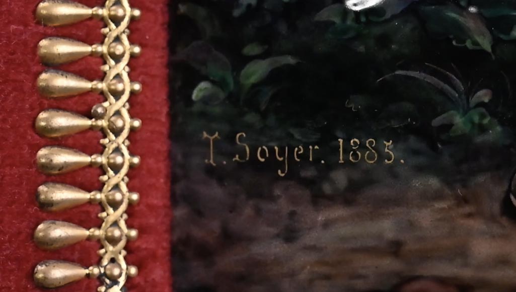 Théophile SOYER, Le Chasseur, 1885 Théophile SOYER, Le Chasseur, 1885-8