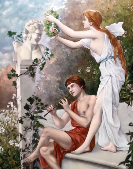 Jeanne LEMERLE-SOYER, Daphnis et Chloé, 1900 Jeanne LEMERLE-SOYER, Daphnis et Chloé, 1900-1