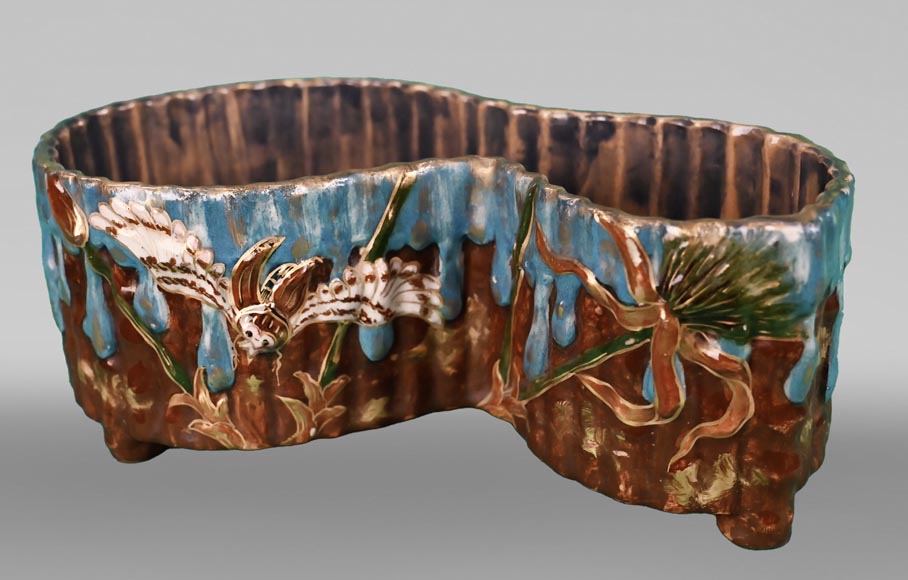 Émile GALLÉ, Jardinière au décor inspiré par la nature de l’Égypte pharaonique, vers 1879-1890 Émile GALLÉ, Jardinière au décor inspiré par la nature de l’Égypte pharaonique, vers 1879-1890-0