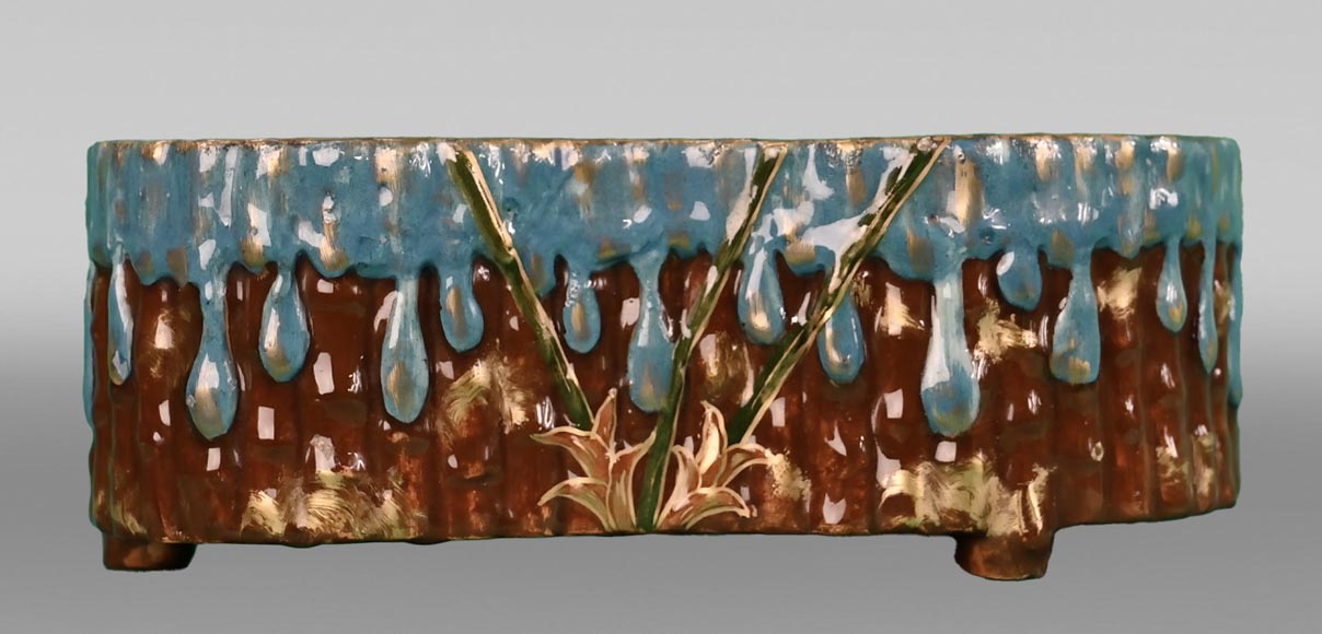 Émile GALLÉ, Jardinière au décor inspiré par la nature de l’Égypte pharaonique, vers 1879-1890 Émile GALLÉ, Jardinière au décor inspiré par la nature de l’Égypte pharaonique, vers 1879-1890-2