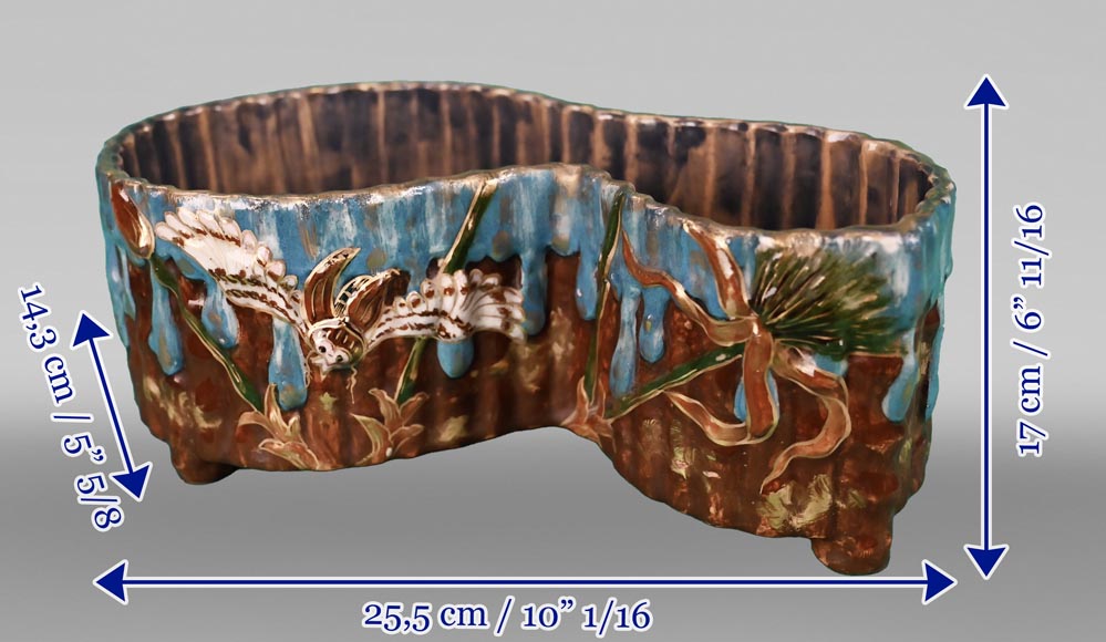 Émile GALLÉ, Jardinière au décor inspiré par la nature de l’Égypte pharaonique, vers 1879-1890 Émile GALLÉ, Jardinière au décor inspiré par la nature de l’Égypte pharaonique, vers 1879-1890-9