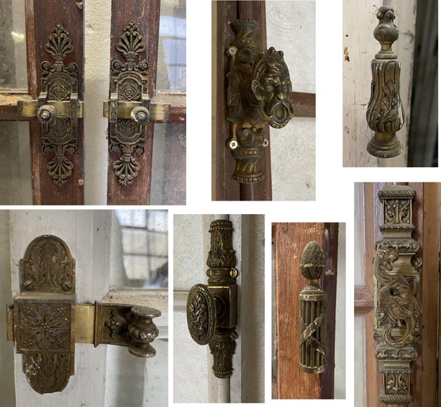 Important ensemble de fenêtres de château Important ensemble de fenêtres de château-3