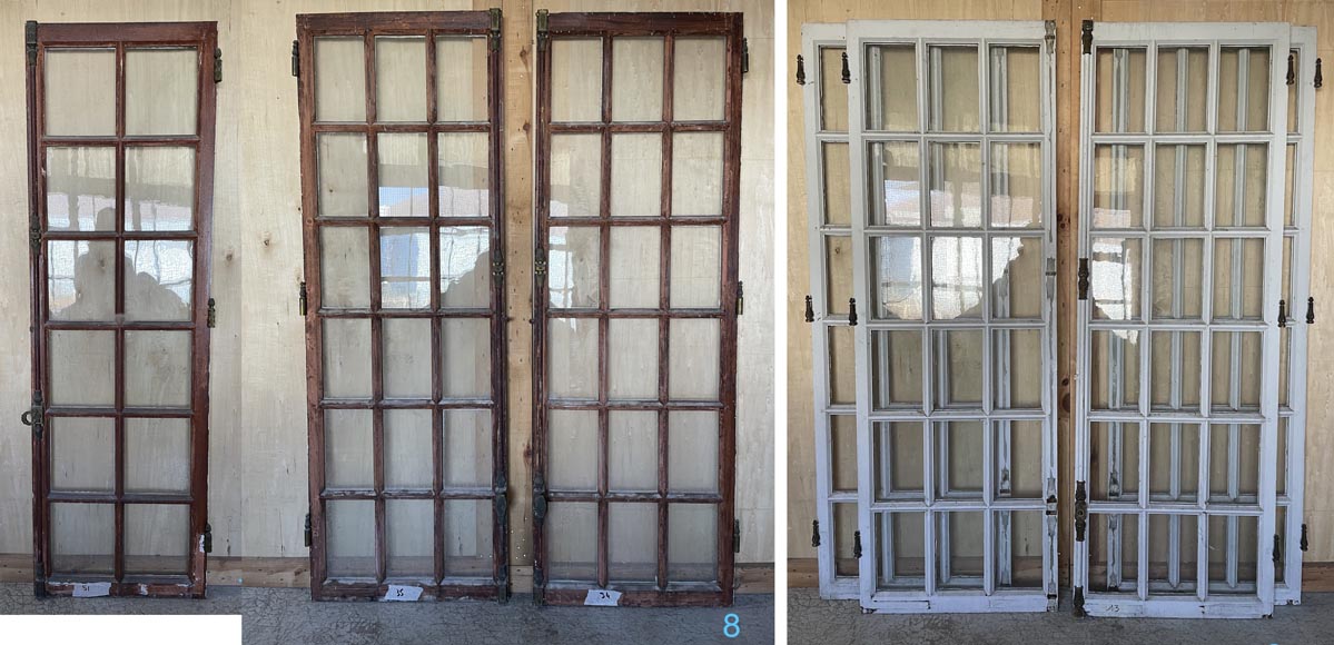 Important ensemble de fenêtres de château Important ensemble de fenêtres de château-6