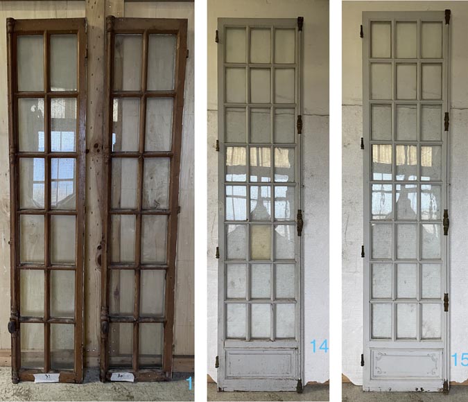Important ensemble de fenêtres de château Important ensemble de fenêtres de château-8