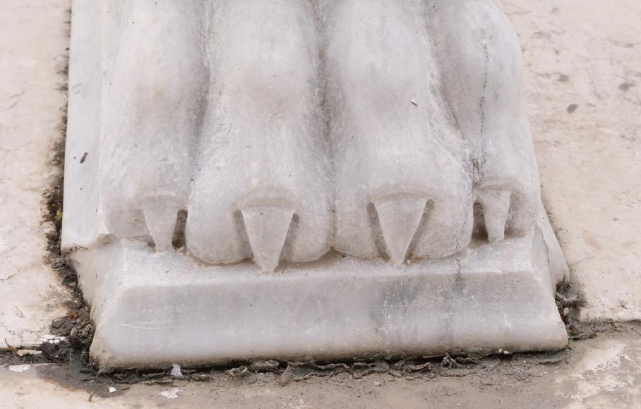 Table à piétement néoclassique du XIXe, plateau postérieur Table à piétement néoclassique du XIXe, plateau postérieur-10