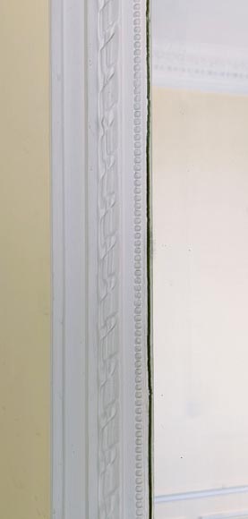 Trumeau de style de style Louis XVI décoré de petites rosaces Trumeau de style de style Louis XVI décoré de petites rosaces-3