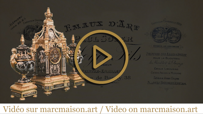 Paul SOYER, Garniture de cheminée néo-Renaissance, vers 1875 Paul SOYER, Garniture de cheminée néo-Renaissance, vers 1875-0